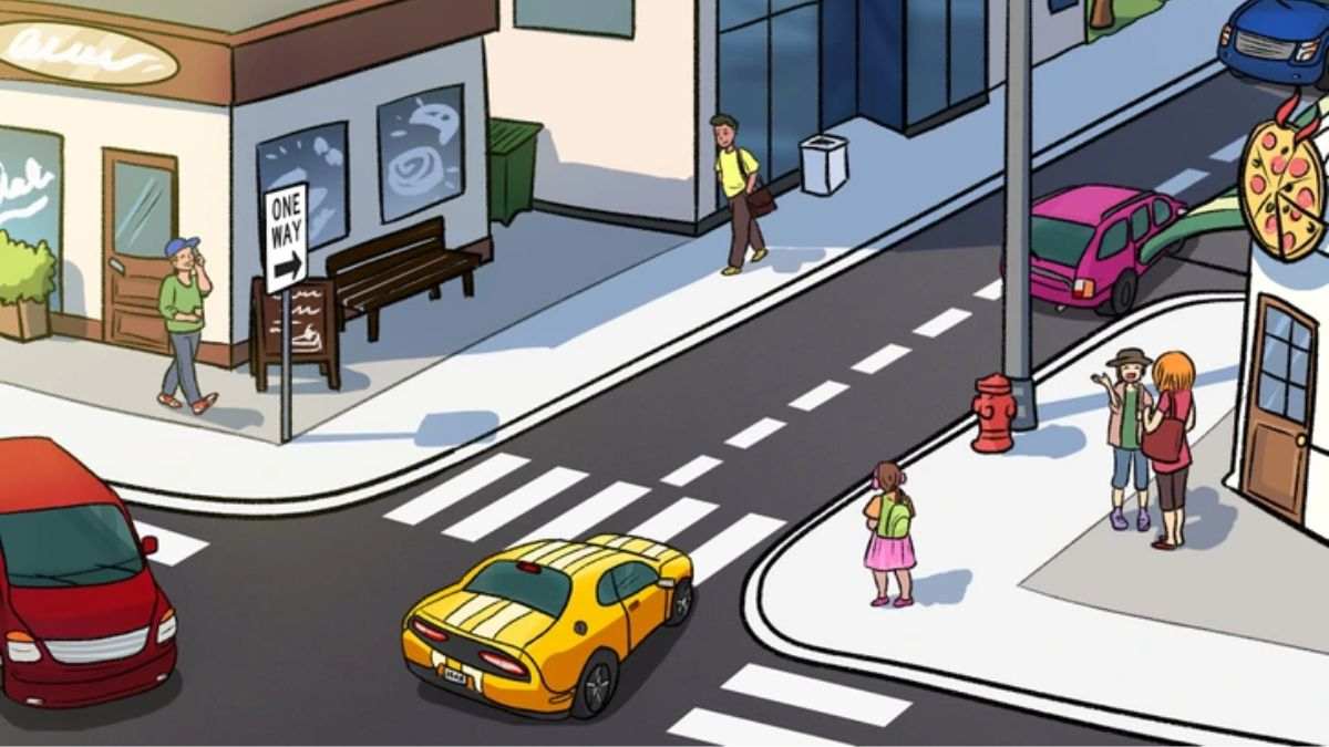 Brain Teaser to Test Your IQ: Can You Spot the Mistake Inside the City Street Picture in 9 secs?