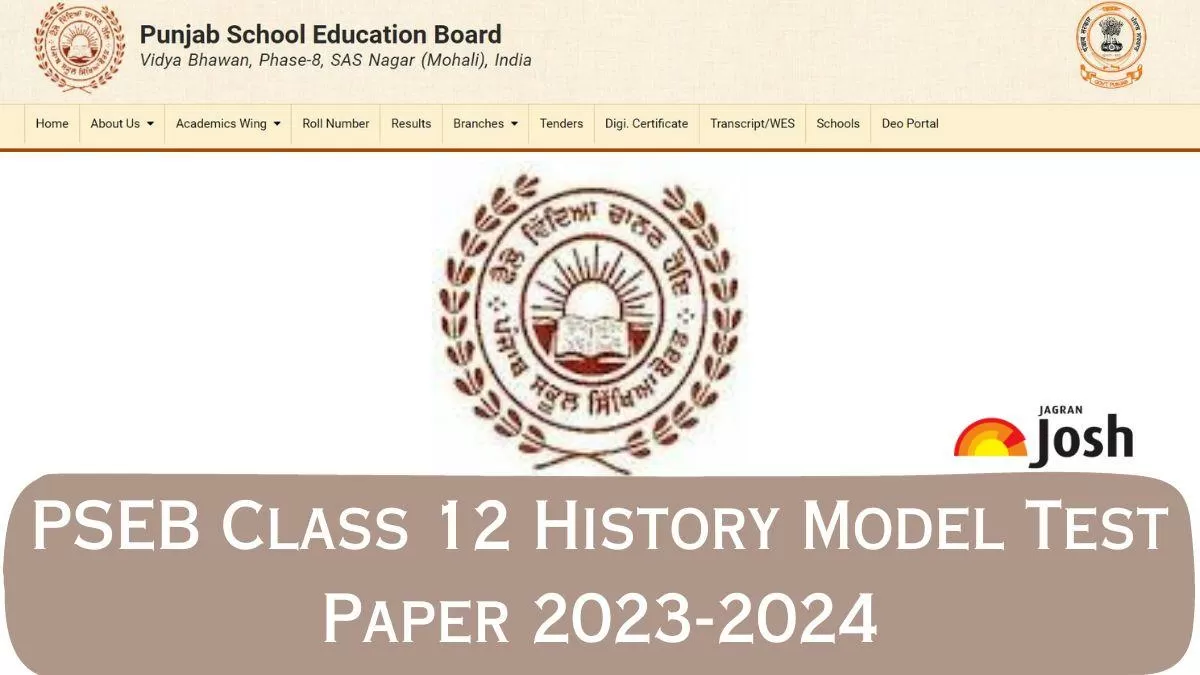 Get direct link to download the Class 12 History sample paper PDF for Punjab Board