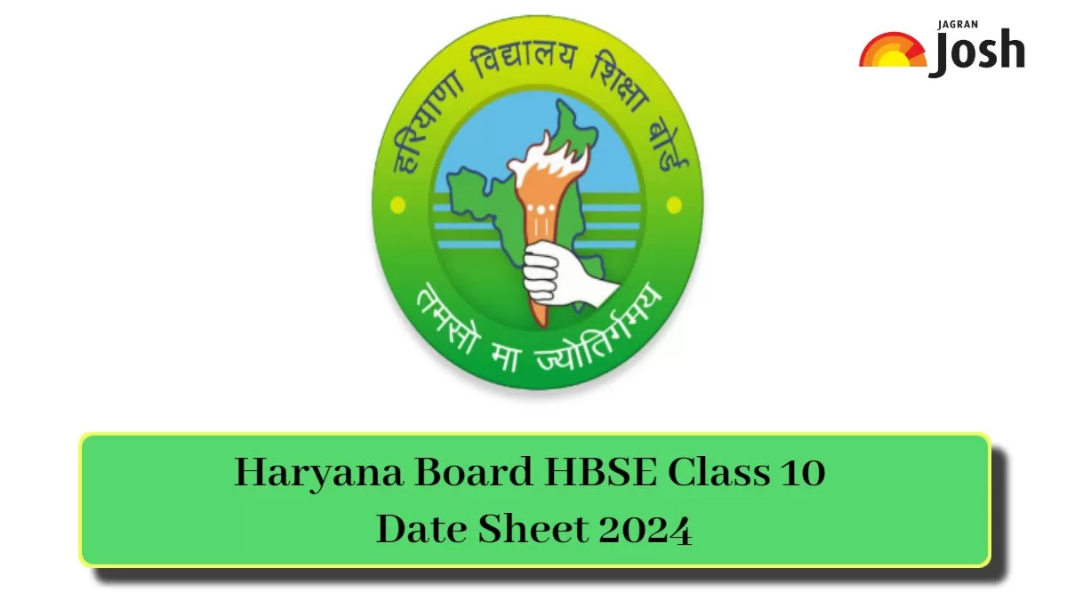 Get here Haryana Board HBSE Class 10th Date Sheet 2024.