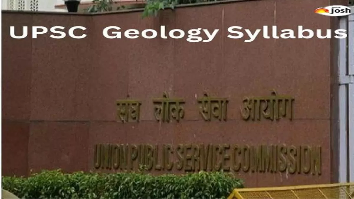 UPSC Geology Syllabus PDF