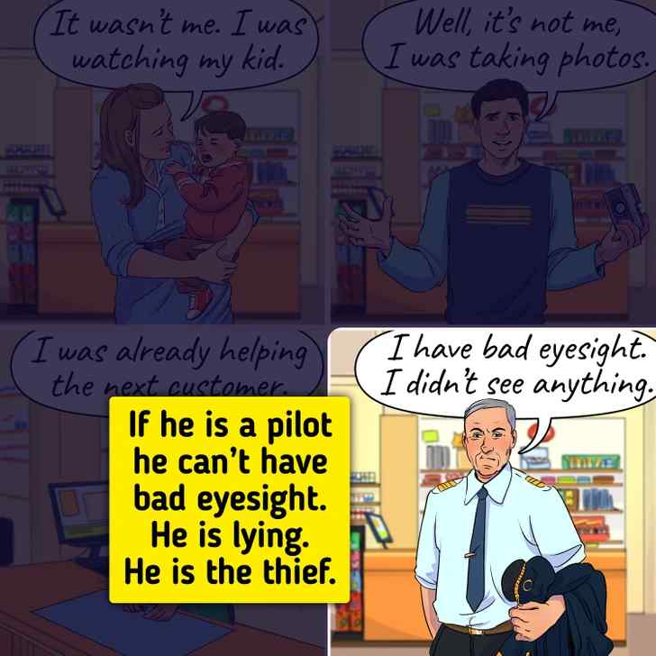 the pilot in the image is the thief