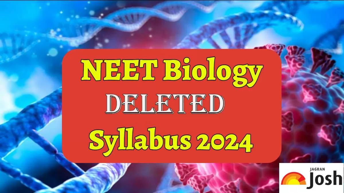 NEET Biology Deleted Syllabus 2024 PDF