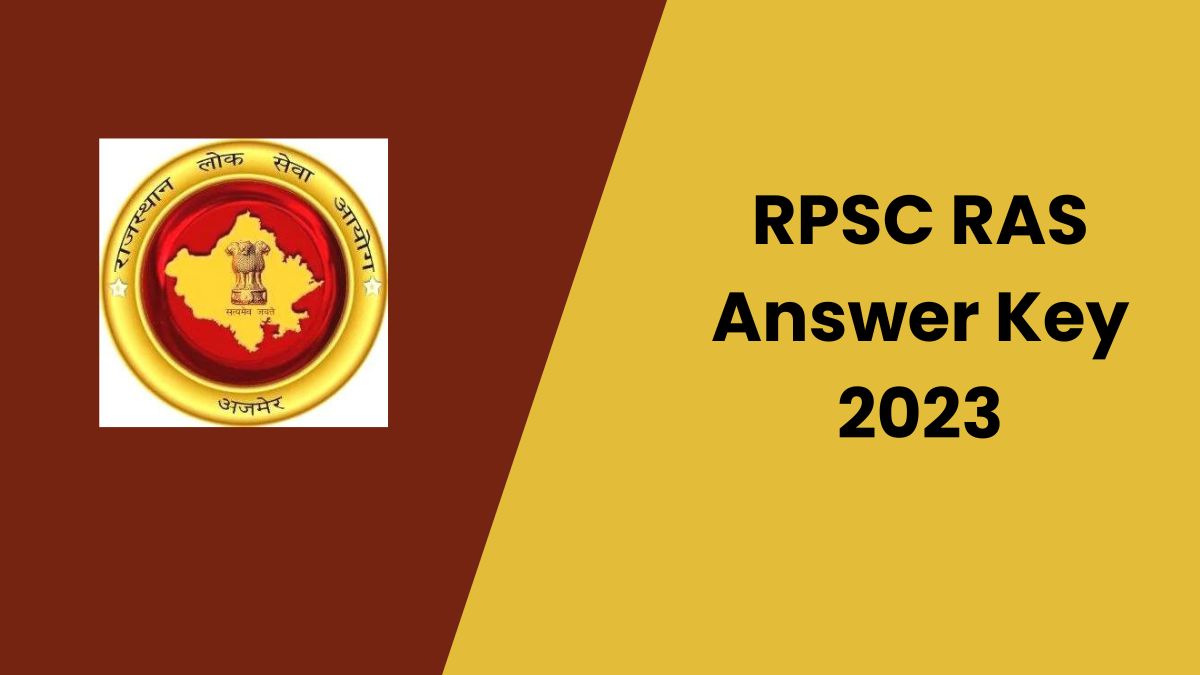 RPSC RAS Answer Key 2023 