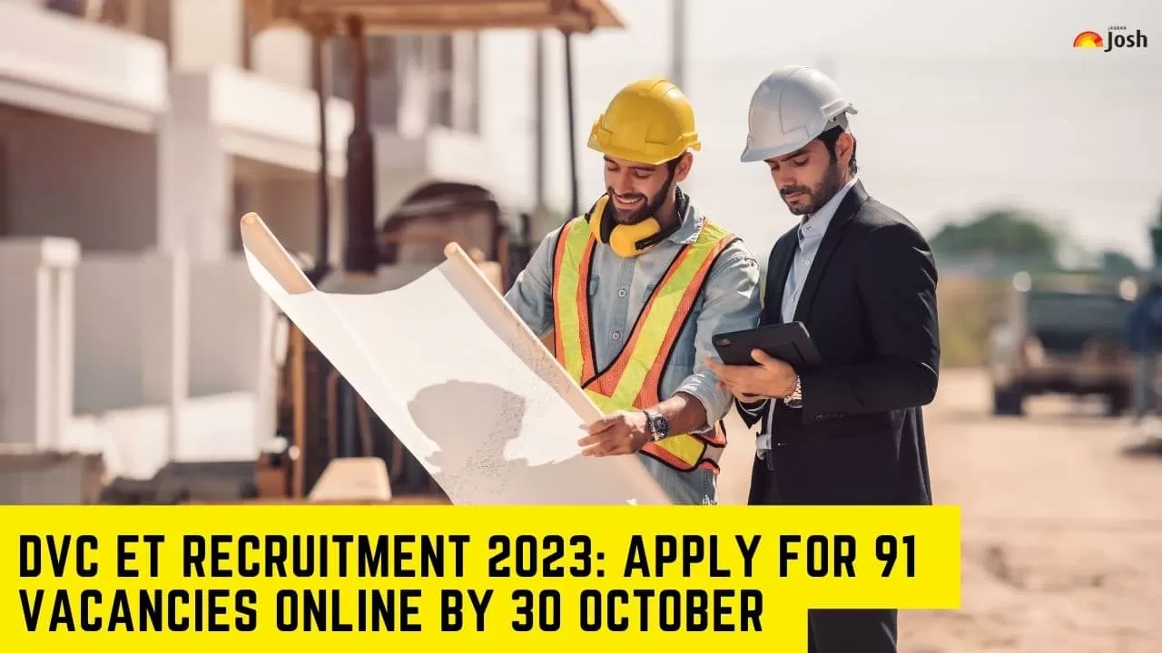 DVC ET Recruitment 2023: Apply For 91 Vacancies Online By 30 October