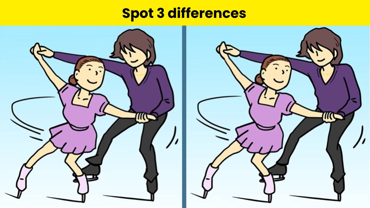 Are you smart enough to spot 3 differences in the ballet dancing pictures within 7 seconds?