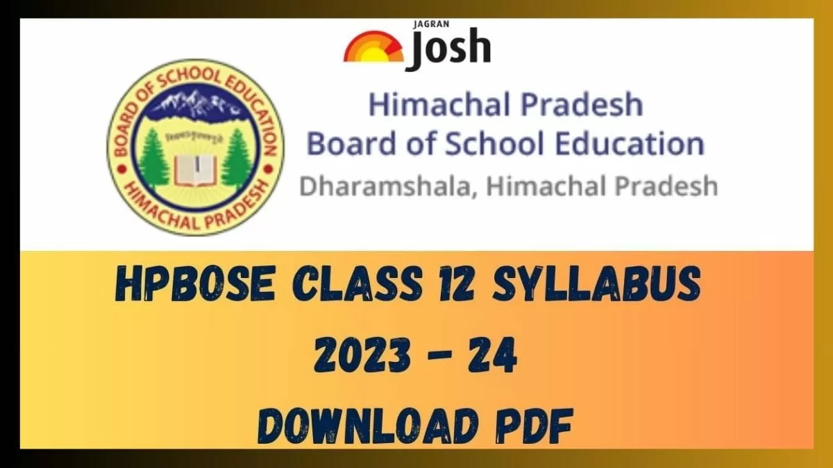 Get here HPBOSE Class 12 Maths Syllabus pdf to download