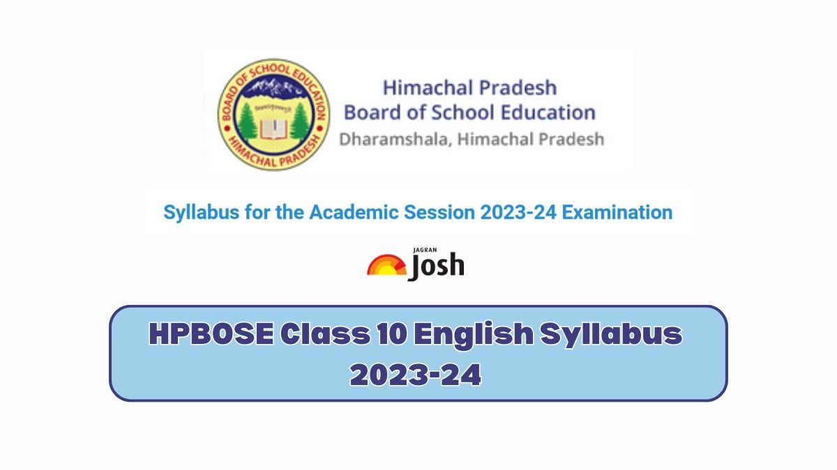 Get here HPBOSE Class 10 English Syllabus PDF to download