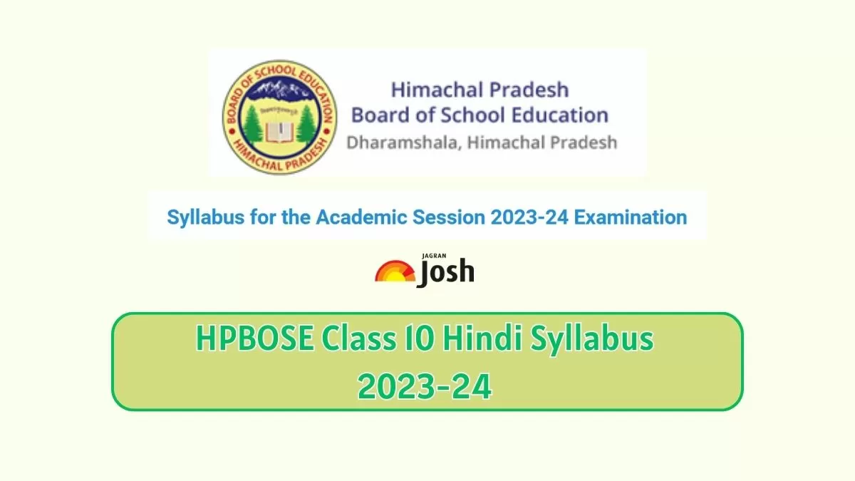 Get here HPBOSE Class 10 Hindi Syllabus PDF to download