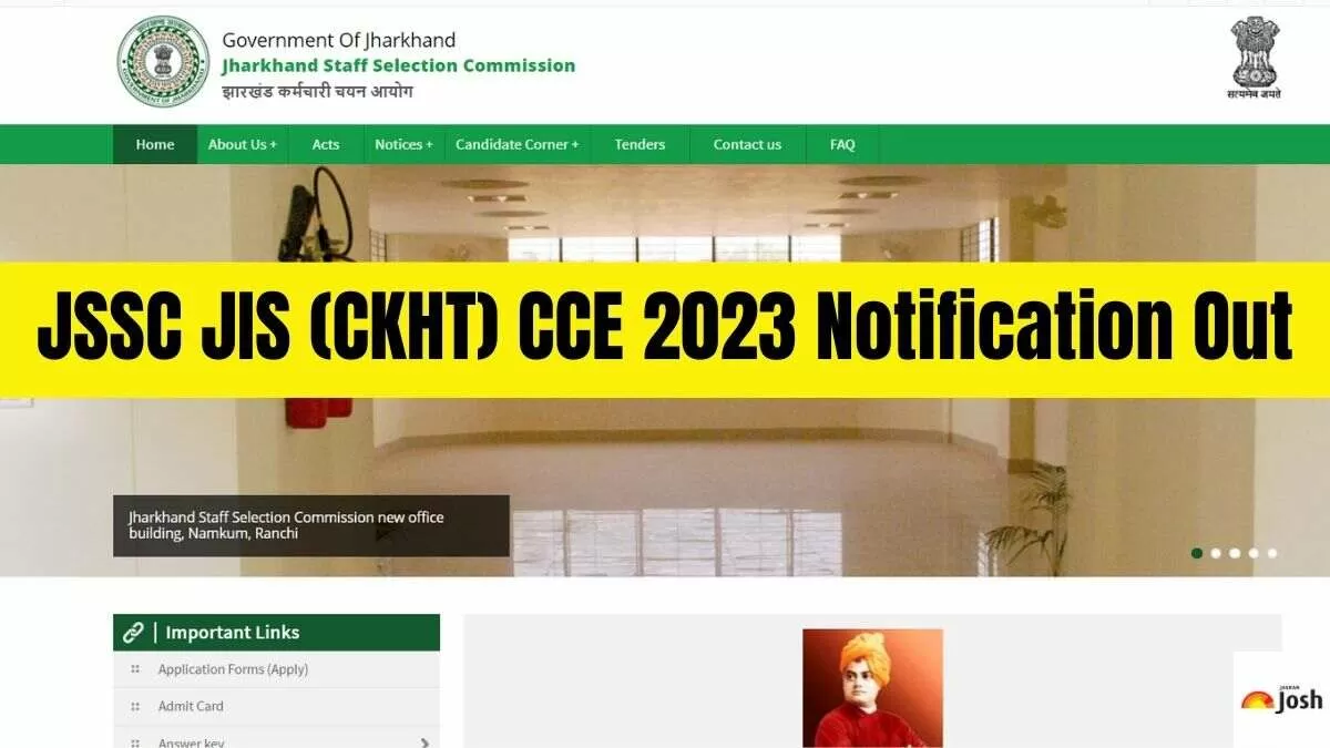 Get all the details of JSSC JIS CKHT Notification here.
