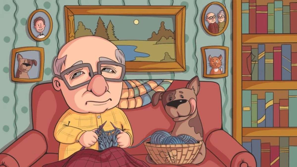 Optical Illusion to Test Your IQ: Only 2% Can Spot the Butterfly Hidden Inside Grandpa's Living Room Picture in 7 secs!
