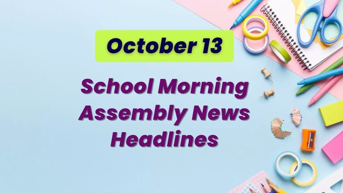 national news in english today for school assembly for students