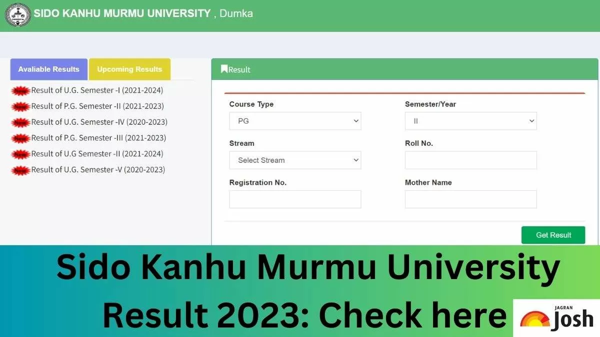 SKMU Result 2023 OUT On Skmu.ac.in, Direct Link To Download UG And PG ...