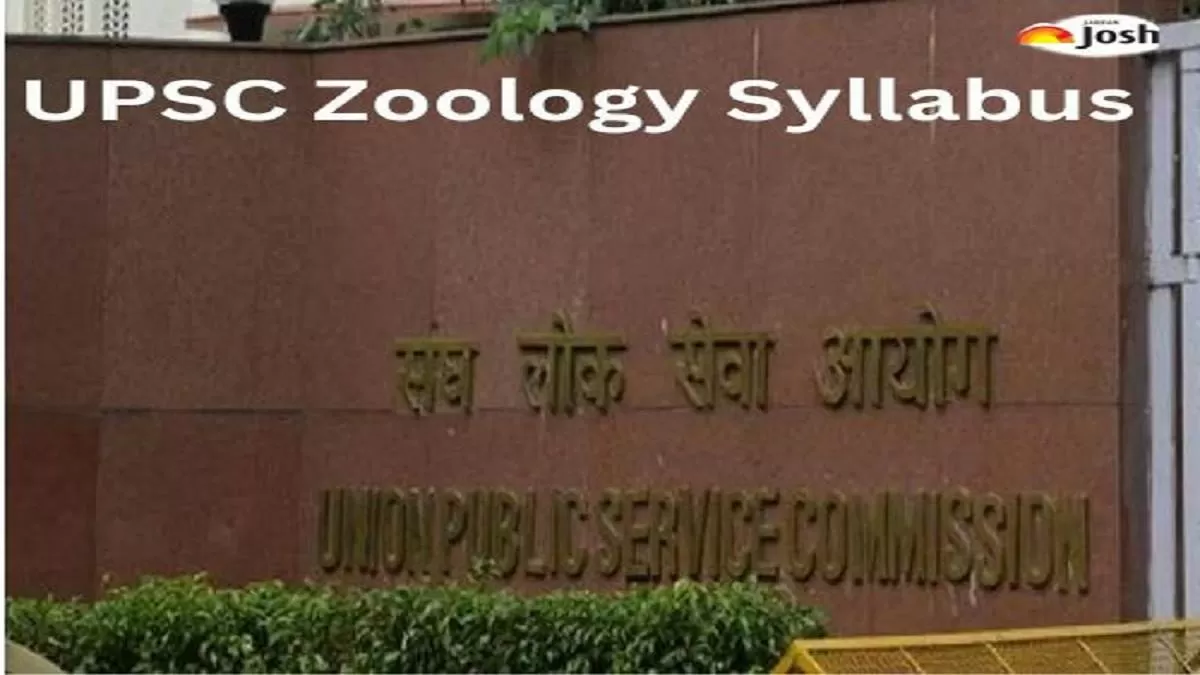 UPSC Zoology Syllabus PDF