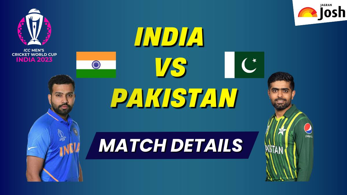 india vs pakistan world cup 2023 live