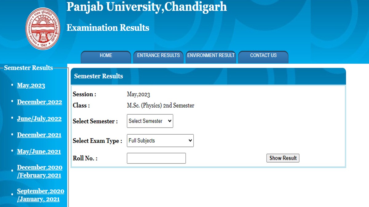 PU Results 2023 