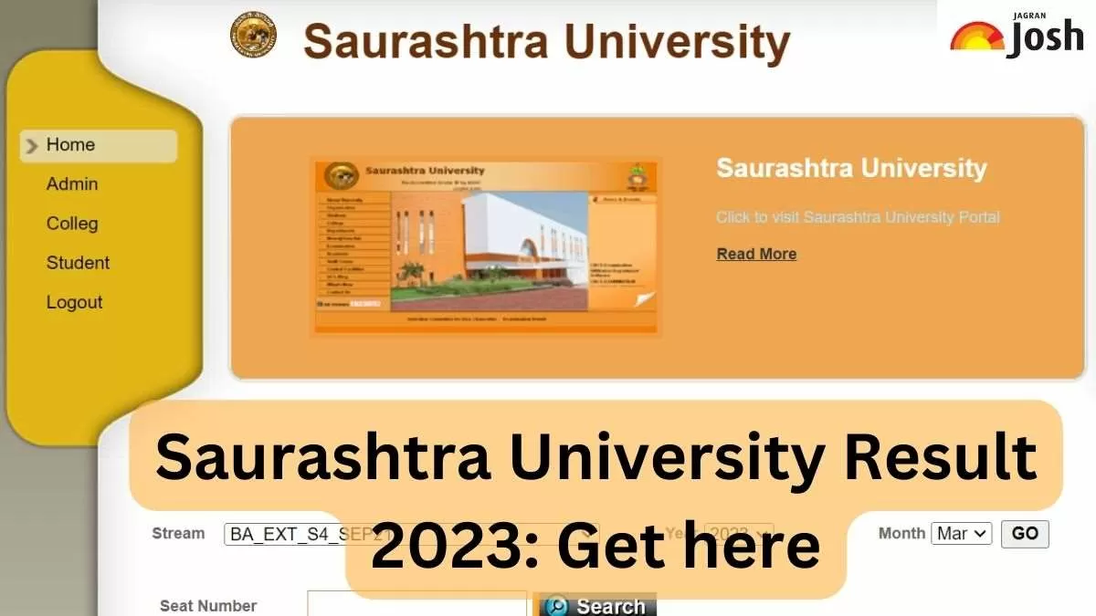 Get the Direct Link to Download Saurashtra University Result 2023 PDF here.