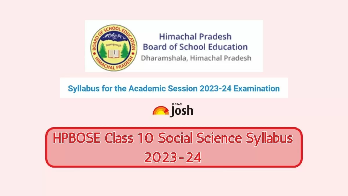 Download HP Board 10th Social Science Syllabus 2024 PDF