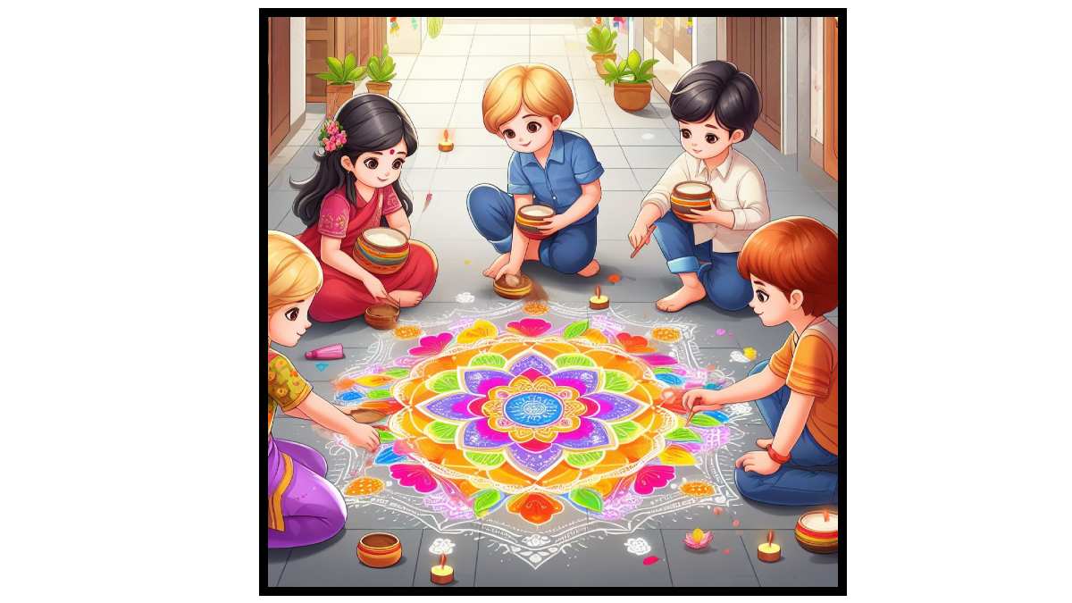 DIY Diwali Greeting Cards for Kids