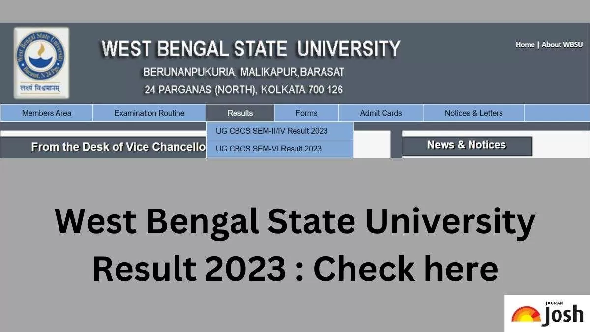 Direct link to download West Bengal State University Result 2023 PDF here.