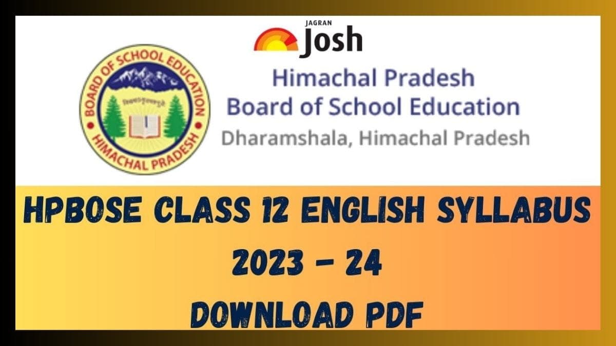 Get here HPBOSE Class 12 English Syllabus pdf to download