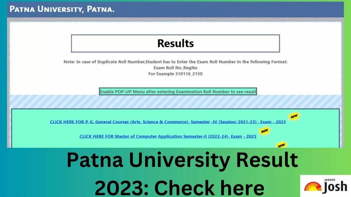 Get the Direct Link to Download Patna University Result 2023 PDF here.