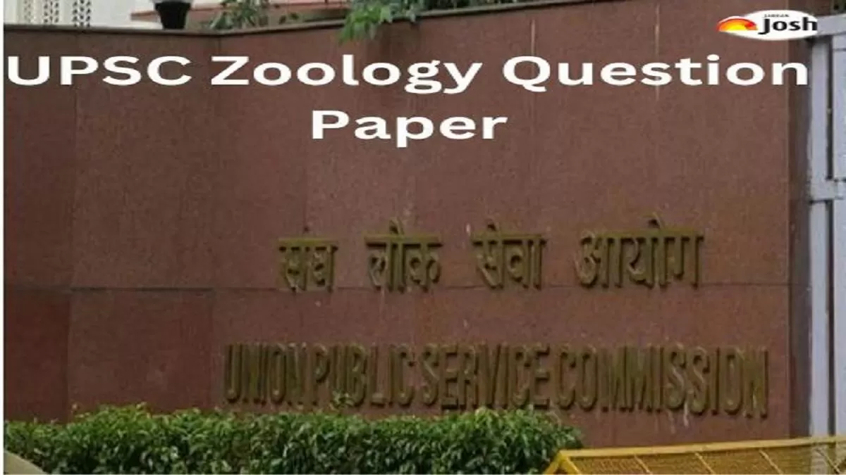 UPSC Zoology Previous Year Paper PDF