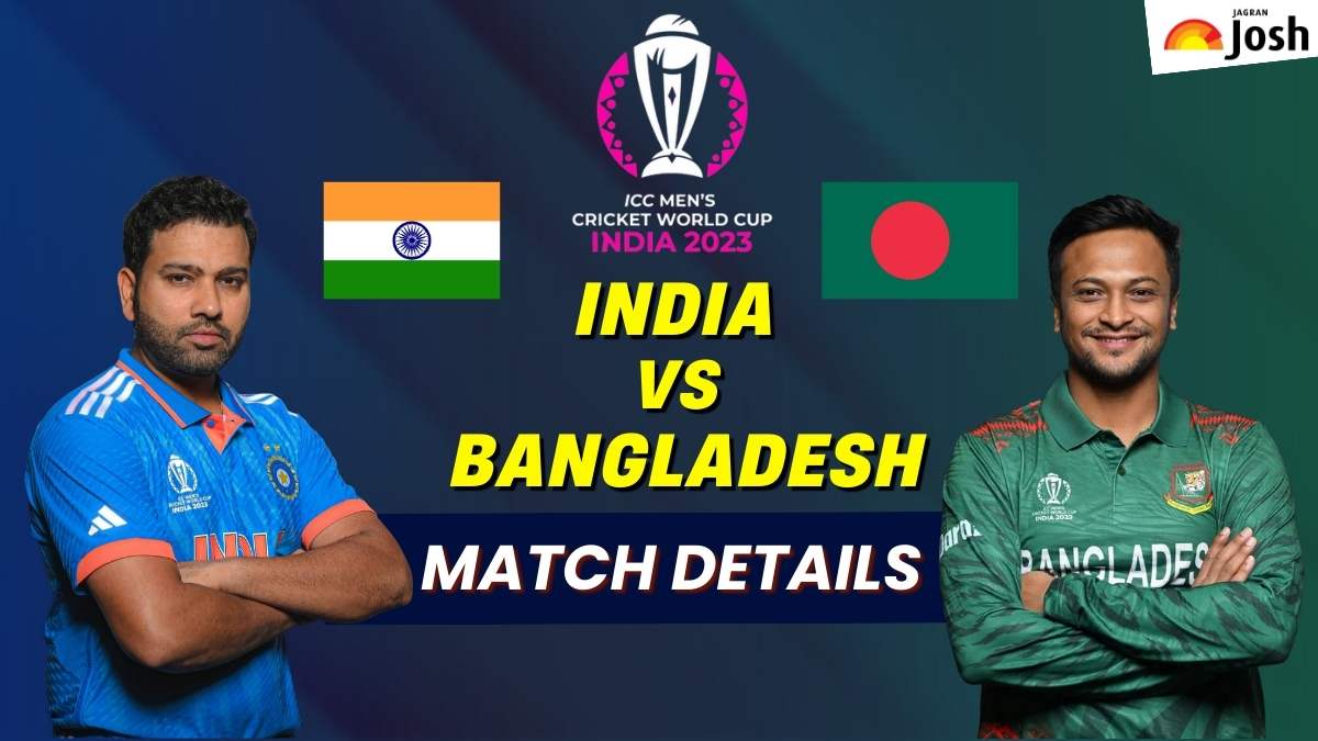 India vs Bangladesh World Cup 2023 Match Time, Where to Watch Live