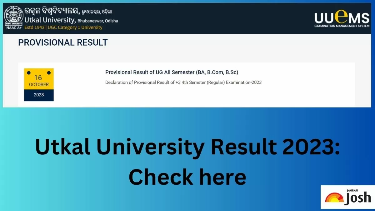 Direct link to download Utkal University Result 2023 PDF here.