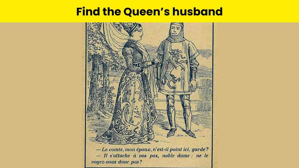 Check how good your observation skills are by finding the Queen’s husband in the image in 5 seconds. 