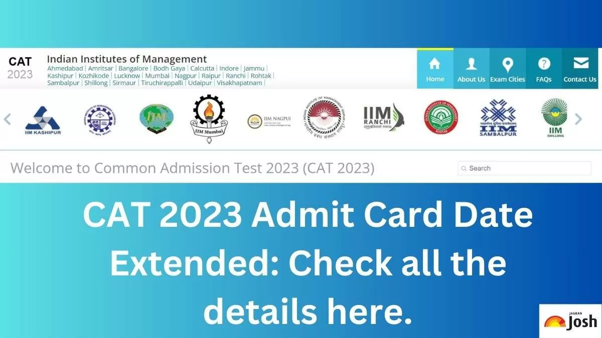 Check all the details of CAT 2023 Admit Card here.