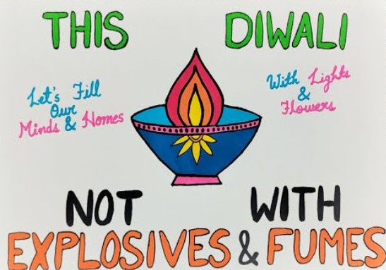 How to Draw Avoid Crackers Happy Diwali Greeting Drawing - YouTube