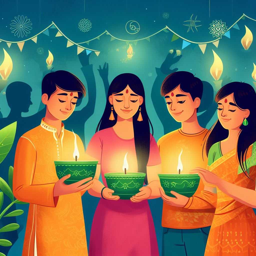 Eco-Friendly Diwali Poster