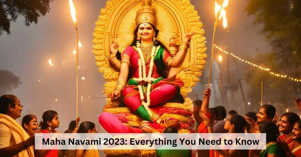 Maha Navami 2023 Date, Rituals and Significance in the Hindu Festival