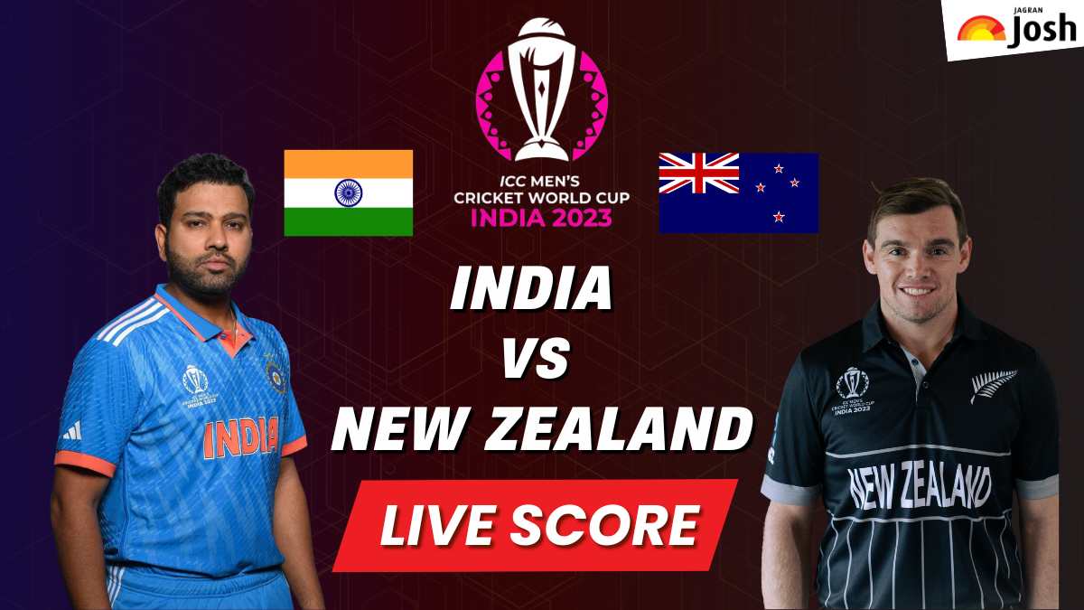 India vs New Zealand Live Score Ind vs NZ World Cup 2023 Live Cricket