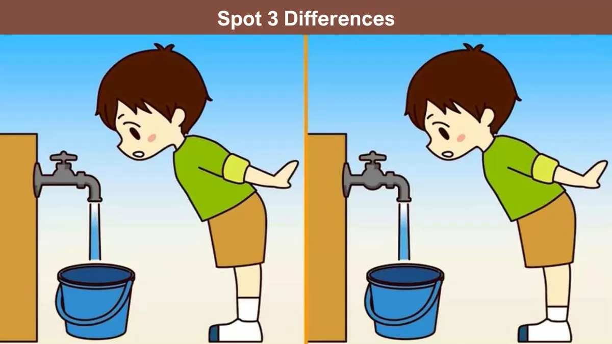 Spot 3 Differences in 11 Seconds
