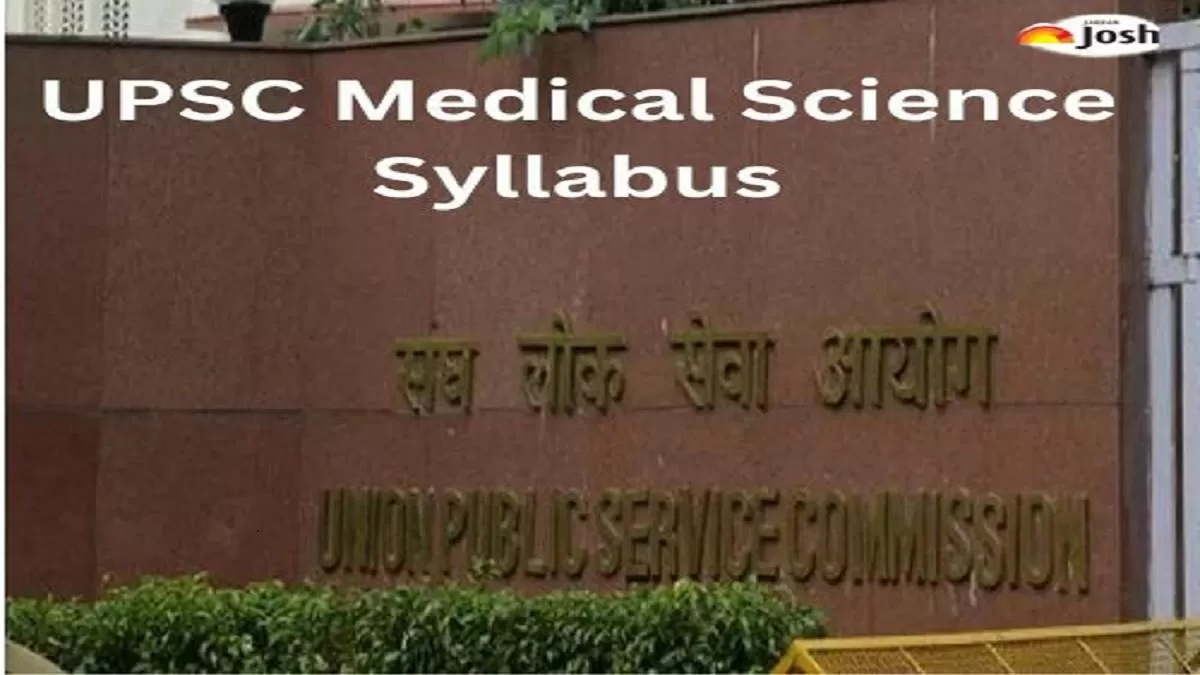 UPSC Medical Science Syllabus PDF
