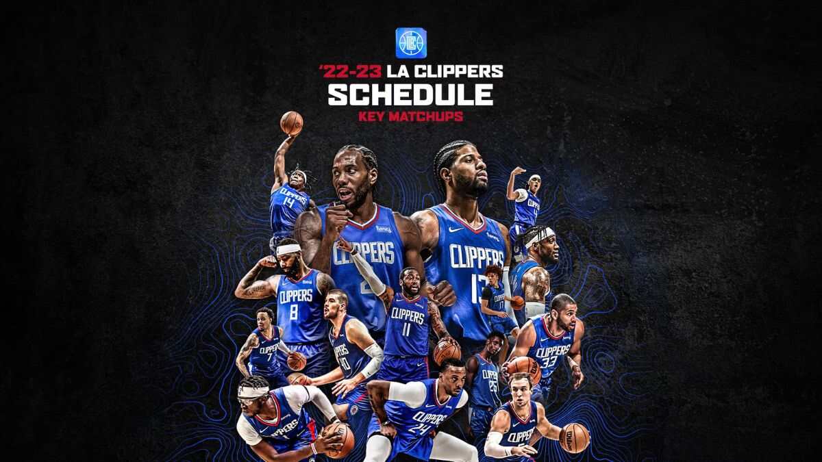 LA Clippers Schedule for OctoberNovember NBA Season 20232024