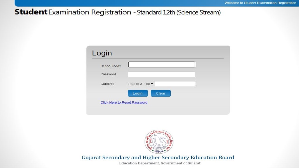 GSEB 2024 HSC Science Registration Starts at Get Direct Link