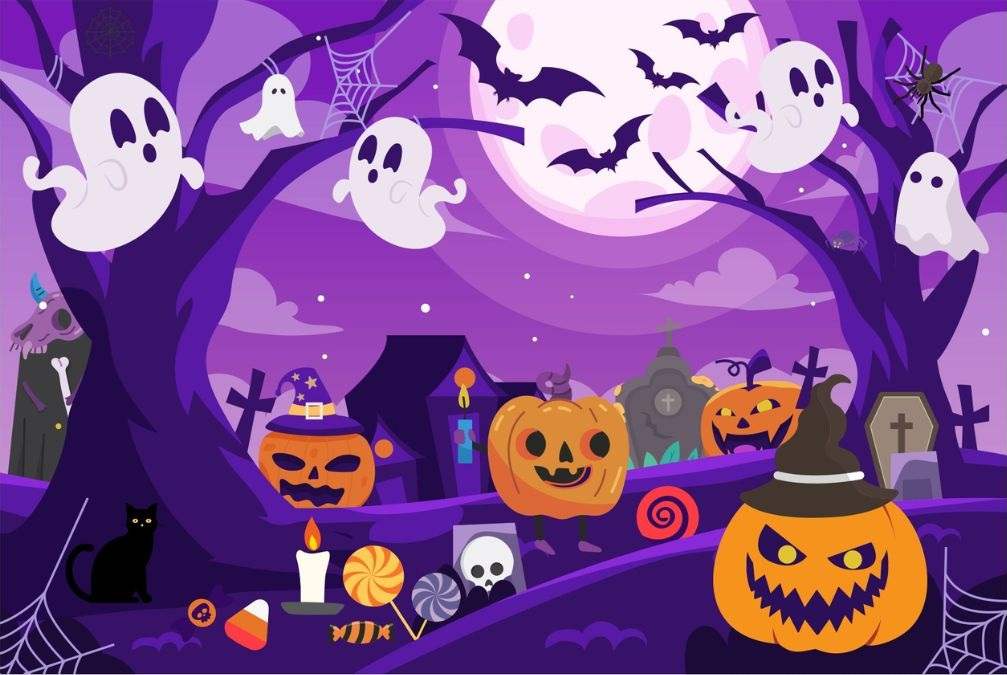 halloween picture puzzles hidden animals black cat
