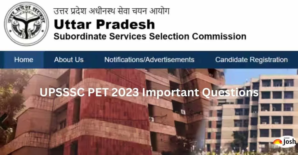 UPSSSC PET GK and DI Important Questions
