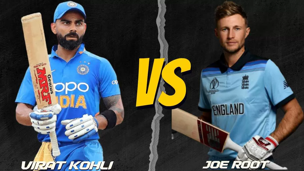  Get here all the details of Virat Kohli vs Joe Root in ODI World Cup Matches