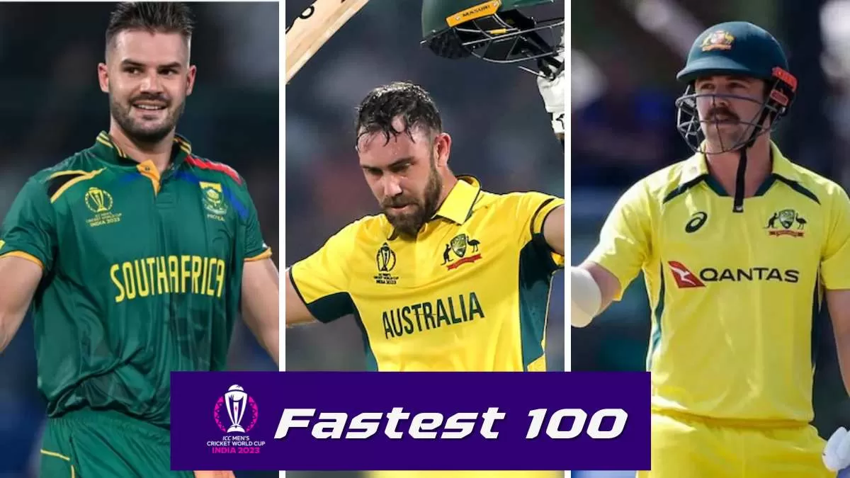 Get here the list of Top 5 Batsmen who have hit the fastest-ever century in the World Cup.