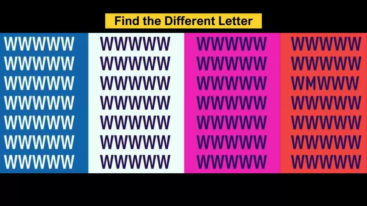 Optical Illusion: Spot the Hidden Letter 'M' in the Image - Times