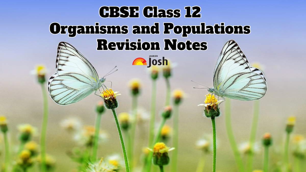 Download CBSE Klasse 12 Biologie Hoofdstuk 11 Organismen en populaties Revisie-opmerkingen PDF