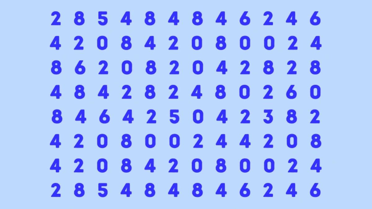 You Have Laser Vision If You Can Spot The Number 248 Within 6 Seconds!
