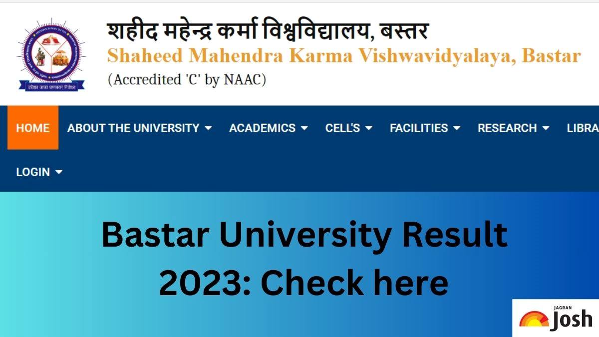 Bastar University Result OUT at smkvbastar.ac.in: Download SMKV UG, PG Main, and Reval Marksheet
