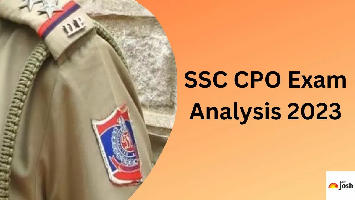Check the difficulty level and good attempt of SSC CPO Paper 2023 here.