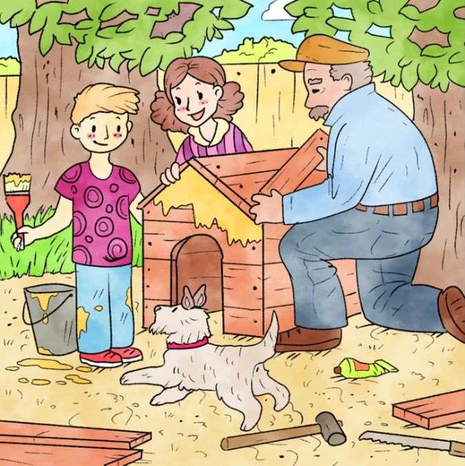 find hidden animals in the picture