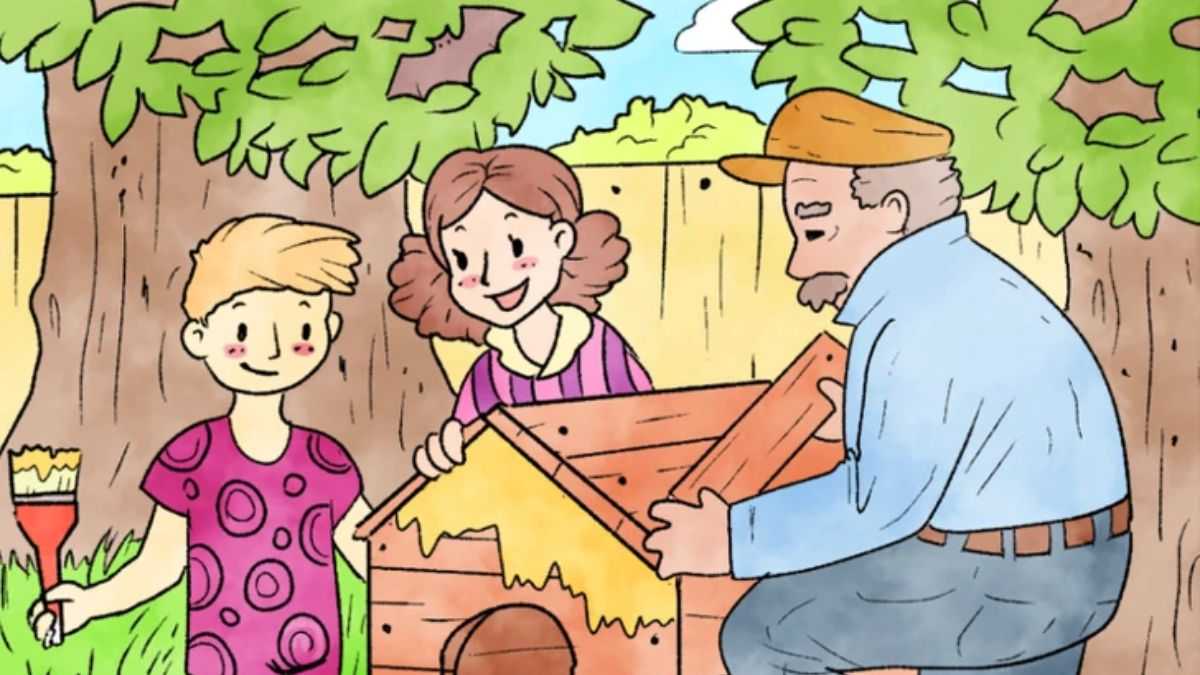Picture Puzzles To Test Your IQ: Find a butterfly, a duck, a bat, and a snail within 15 seconds!