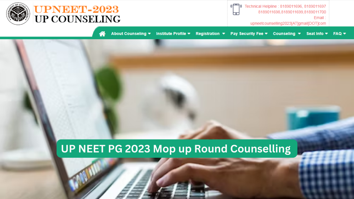 UP NEET PG 2023 Mop up Round Choice Filling Process